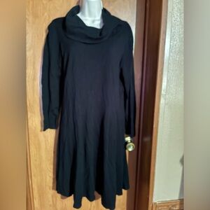 Madison Leigh Black Long Sleeve Dress Size PL